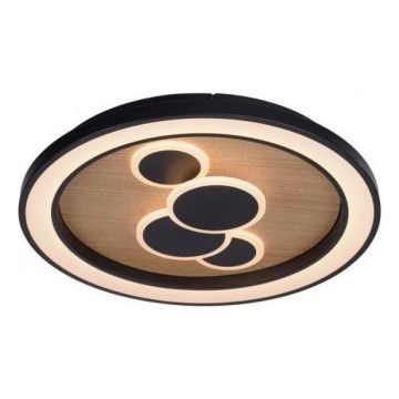 Paul Neuhaus 6284-79 - Plafón LED ELIZA LED/55,5W/230V diá. 60 cm roble