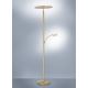 Paul Neuhaus 673-60 - Lámpara de pie LED regulable ARTUR 2xLED/21W/230V+1xLED/6W dorado