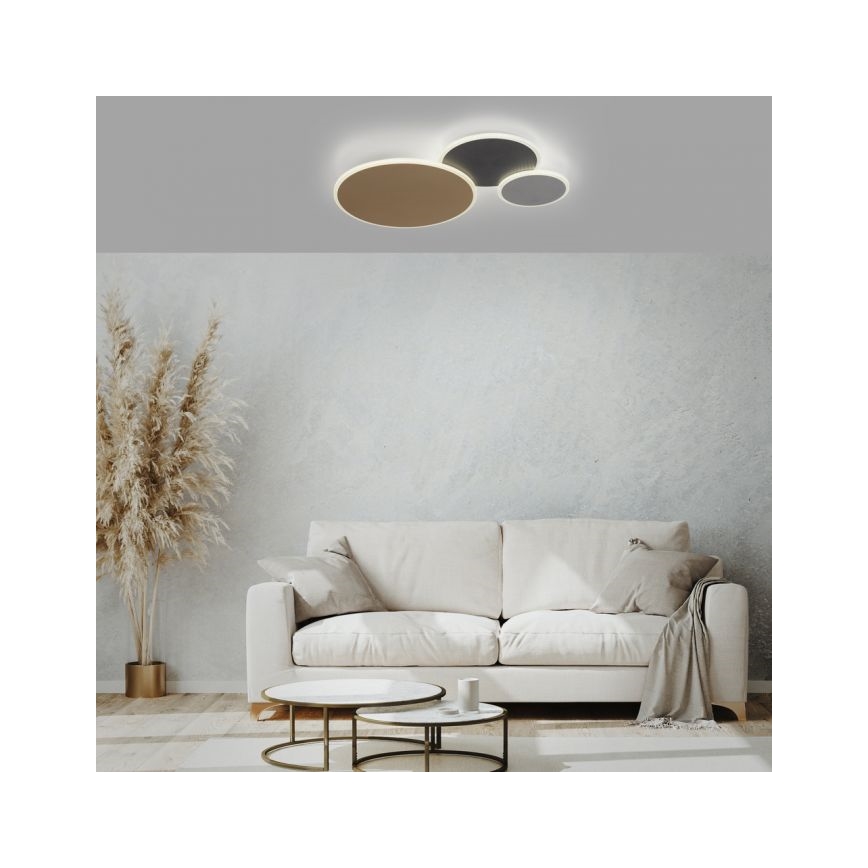 Paul Neuhaus 8007-70 - Plafón LED regulable Q-PIATO LED/35W/230V 2700-5000K Wi-Fi + control remoto