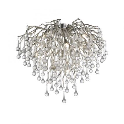 Paul Neuhaus 8091-55 - Lámpara de techo ICICLE 9xG9/40W/230V diá. 50 cm cromo brillante