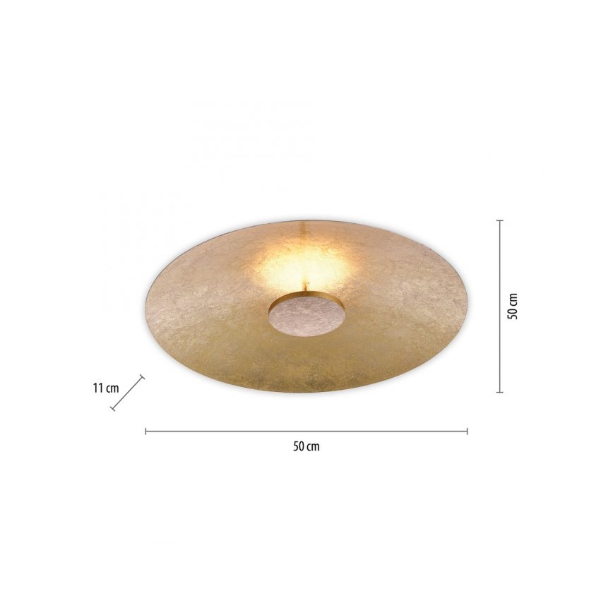 Paul Neuhaus 8132-12 - Plafón LED regulable PLATE LED/25W/230V