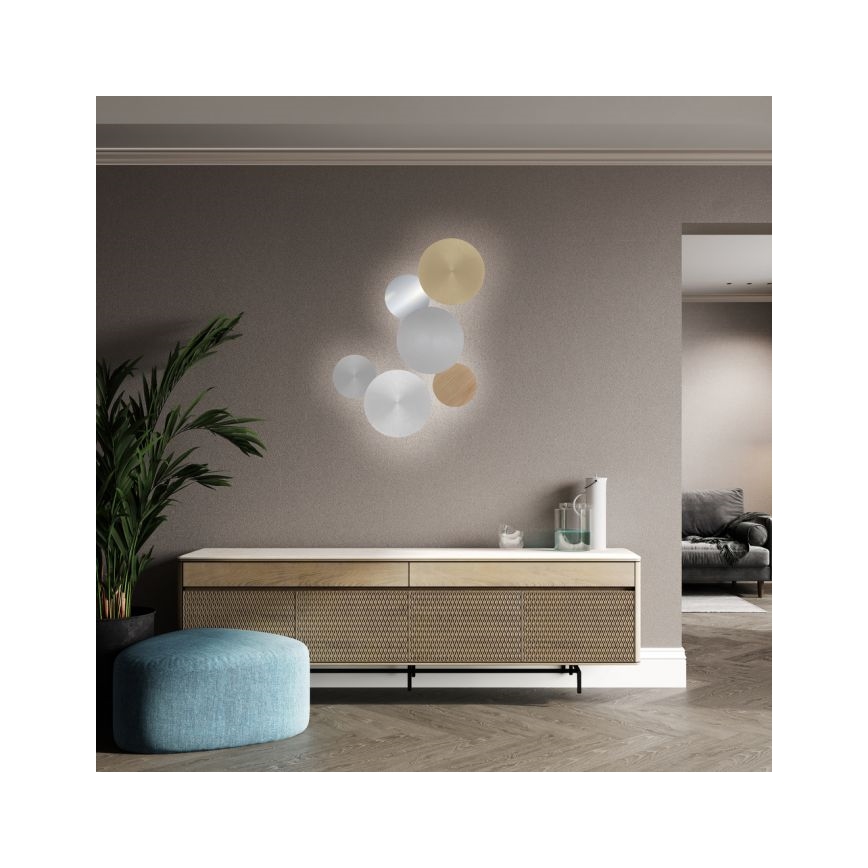 Paul Neuhaus 8152-79 - Aplique LED regulable PUNTUA LED/1W/3,7V 2200 mAh + control remoto