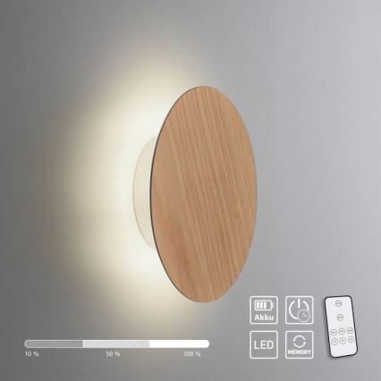 Paul Neuhaus 8152-79 - Aplique LED regulable PUNTUA LED/1W/3,7V 2200 mAh + control remoto