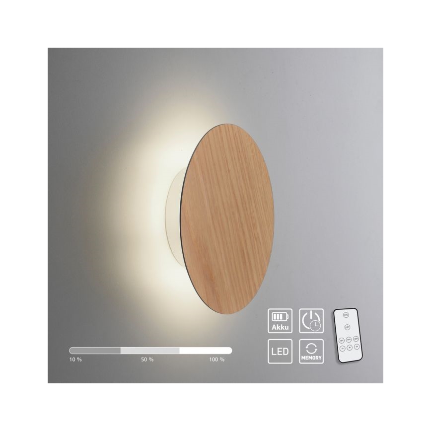 Paul Neuhaus 8152-79 - Aplique LED regulable PUNTUA LED/1W/3,7V 2200 mAh + control remoto