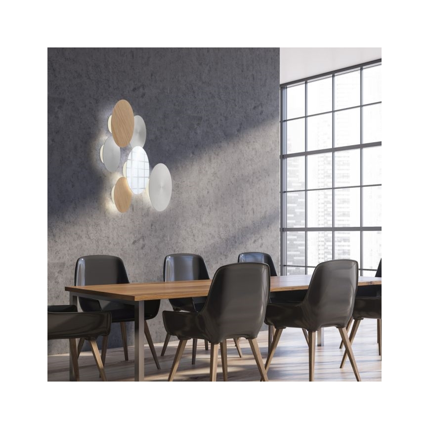 Paul Neuhaus 8153-79 - Aplique LED regulable PUNTUA LED/1,3W/3,7V 2200 mAh + control remoto