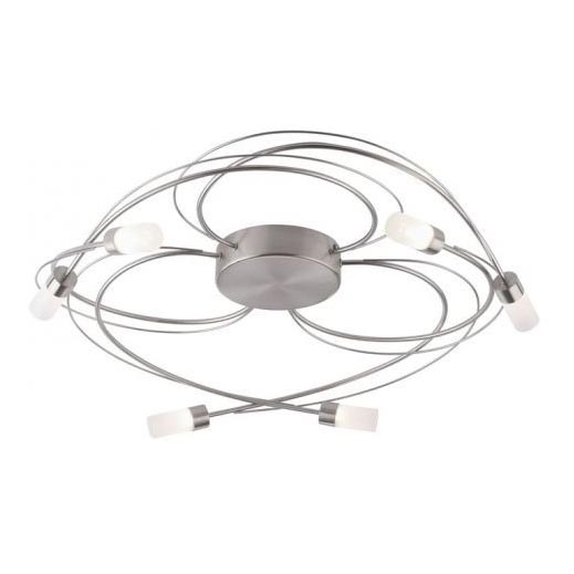 Paul Neuhaus 8250-55 - Lámpara de suspensión LED regulable NELIA 6xLED/3W/230V