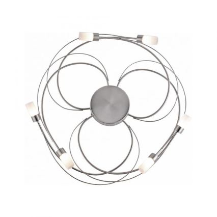 Paul Neuhaus 8250-55 - Lámpara de suspensión LED regulable NELIA 6xLED/3W/230V