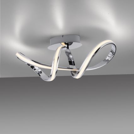 Paul Neuhaus 8331-17 - Lámpara de techo LED regulable MELINDA LED/30W/230V cromo brillante