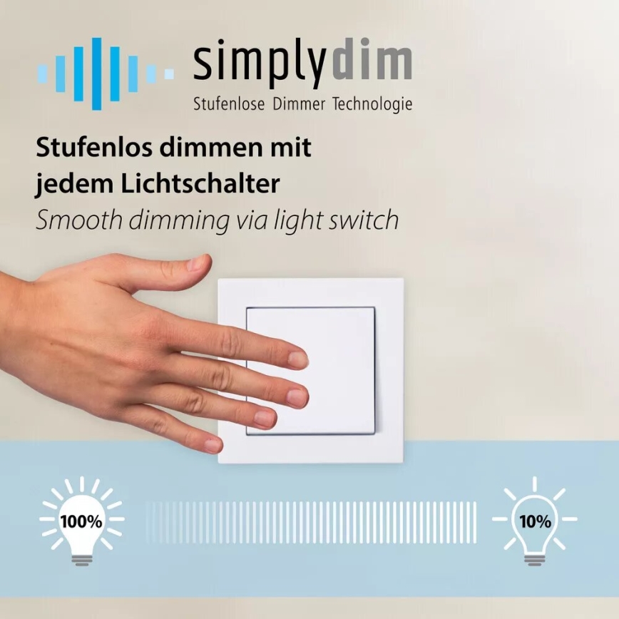 Paul Neuhaus 8331-17 - Lámpara de techo LED regulable MELINDA LED/30W/230V cromo brillante