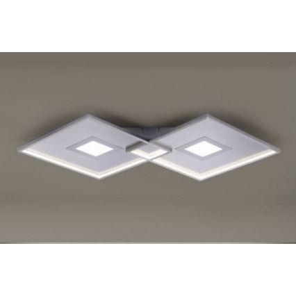Paul Neuhaus 8378-55 - Plafón LED regulable AMARA LED/45W/230V cromo brillante + control remoto