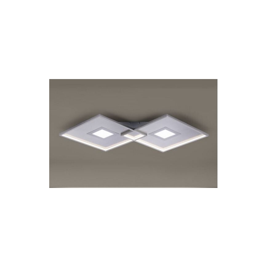 Paul Neuhaus 8378-55 - Plafón LED regulable AMARA LED/45W/230V cromo brillante + control remoto