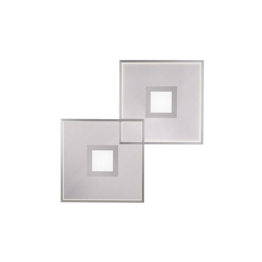 Paul Neuhaus 8378-55 - Plafón LED regulable AMARA LED/45W/230V cromo brillante + control remoto