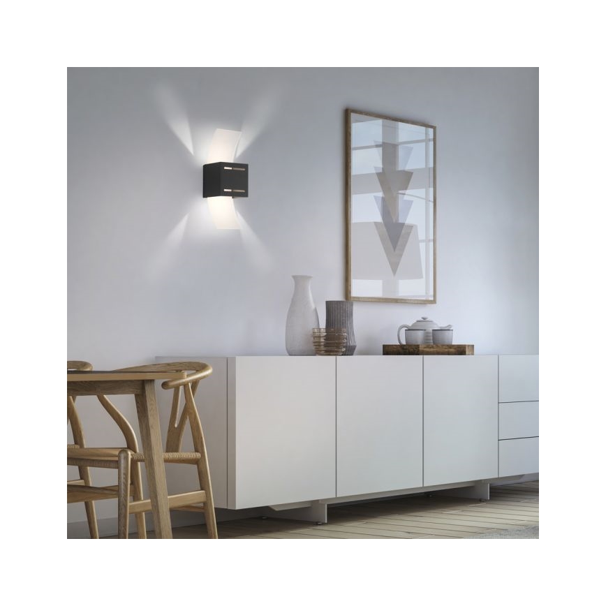 Paul Neuhaus 9007-13 - Aplique ORMA 1xG9/40W/230V negro