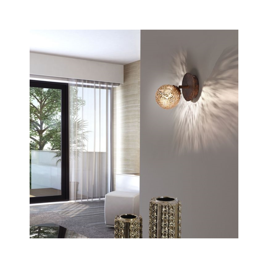 Paul Neuhaus 9031-48 - Foco de pared GRETA 1xG9/40W/230V
