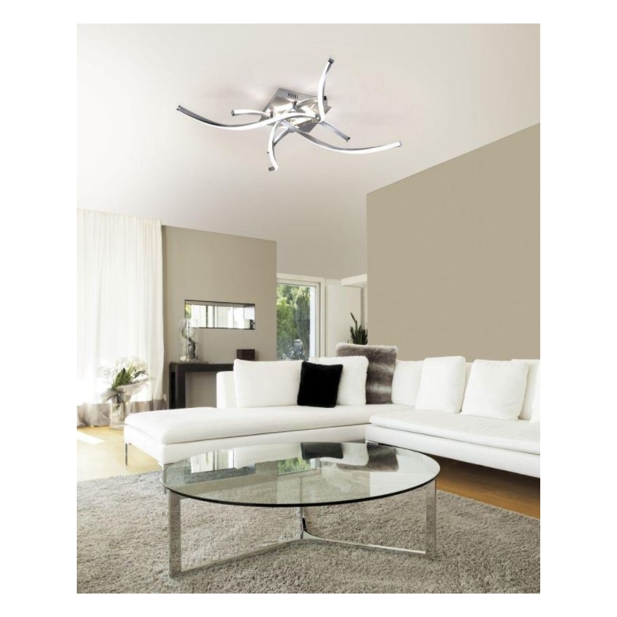 Paul Neuhaus 9144-55 - Lámpara de suspensión LED regulable POLINA LED/27W/230V