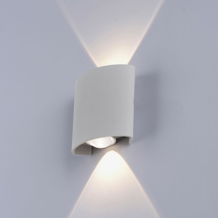 Paul Neuhaus 9486-21 - Aplique de exterior LED CARLO 2xLED/1,7W/230V IP54
