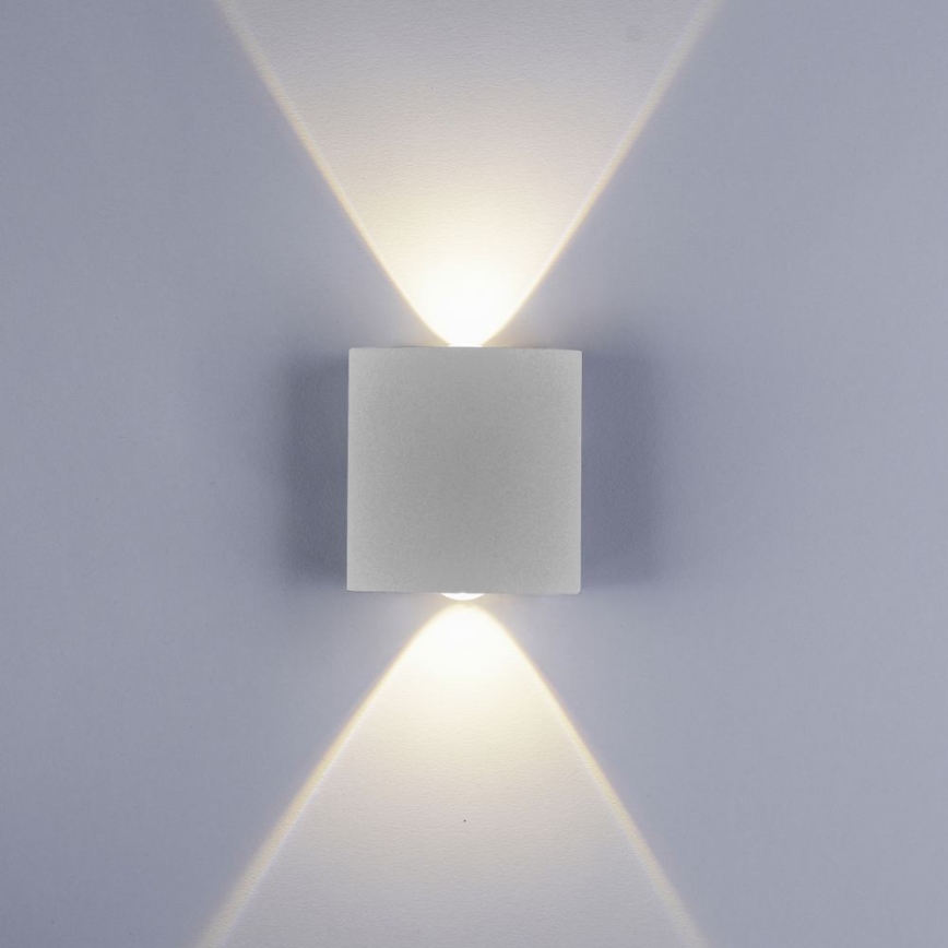 Paul Neuhaus 9486-21 - Aplique de exterior LED CARLO 2xLED/1,7W/230V IP54