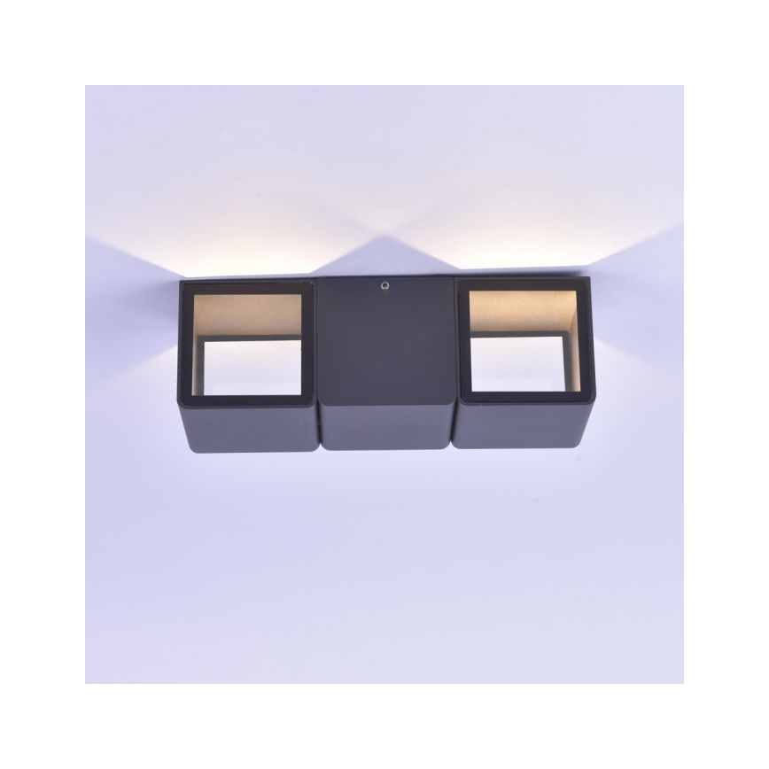 Paul Neuhaus 9658-13 - Aplique LED para exterior MARCEL 2xLED/4W/230V IP54