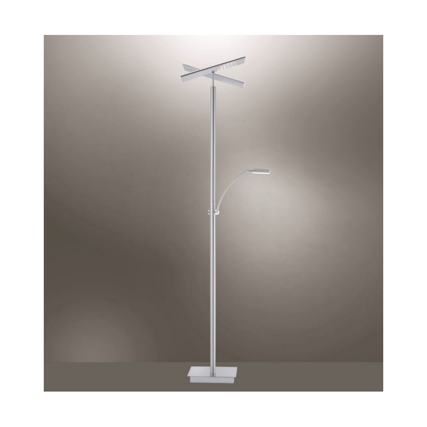 Paul Neuhaus 687-55 - Lámpara de pie LED Regulable ARTUR 2xLED/27W + 1xLED/6W/230V