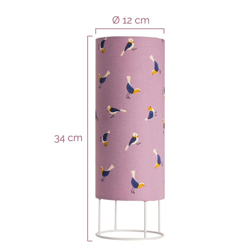 Paulmann 48044 - 1xE14/20W Lámpara de mesa infantil CUTE BIRD 230V