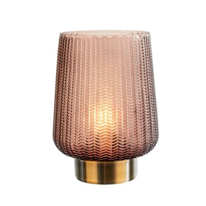 Paulmann 48137 - LED-1xE27/0,8W Lámpara de mesa GLAMOUR 3xAA/4,5V rosa
