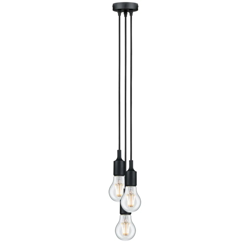 Paulmann 50382 - 3xE27/60W Cable de alimentación KETIL 230V