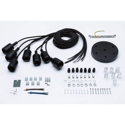 Paulmann 50390 - Lámpara colgante NEORDIC 7xE27/20W/230V araña