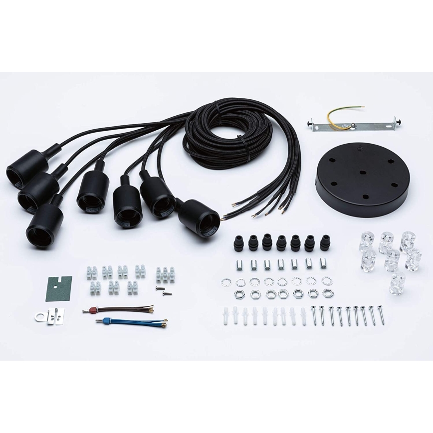 Paulmann 50390 - Lámpara colgante NEORDIC 7xE27/20W/230V araña
