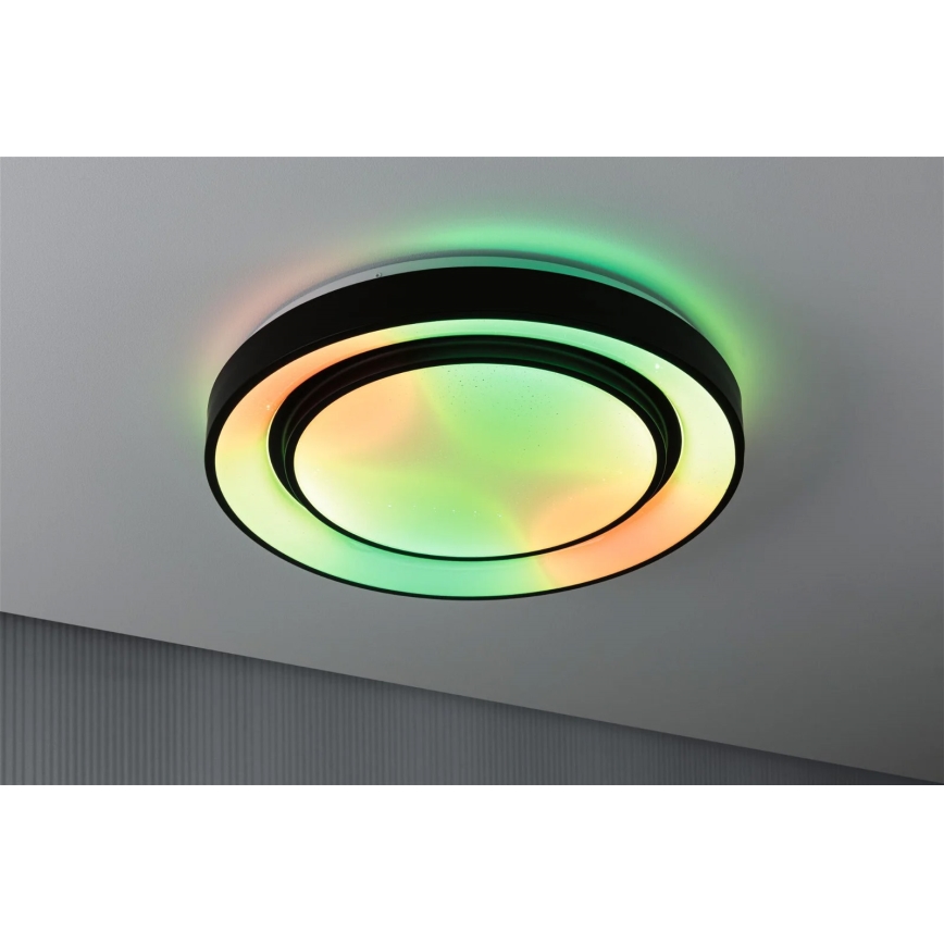 Paulmann 70545 - Plafón LED regulable RGBW/38,5W RAINBOW 230V 3000-6500K + mando a distancia