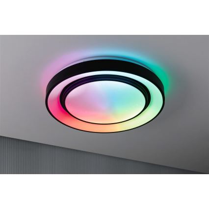 Paulmann 70545 - Plafón LED regulable RGBW/38,5W RAINBOW 230V 3000-6500K + mando a distancia