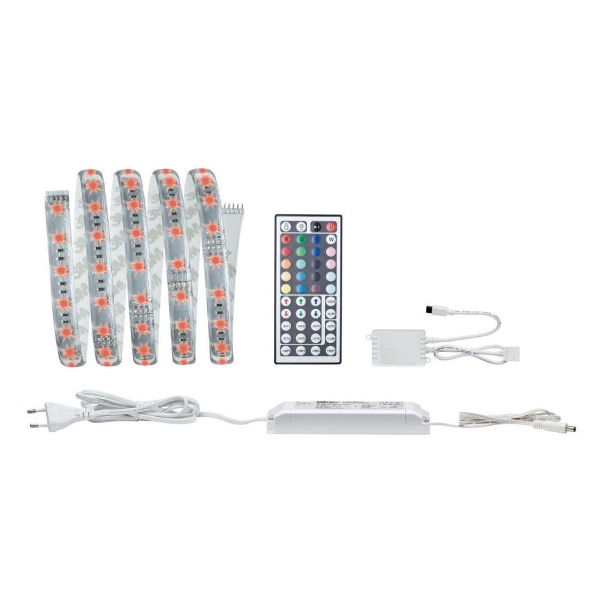 Paulmann 70674 - LED RGB/22W Tira regulable MAXLED 1,5 m 230V + control remoto