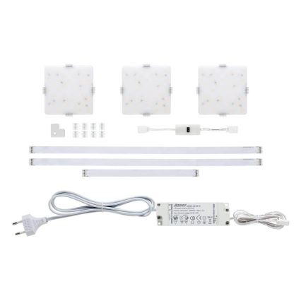 Paulmann 70710 - SET 3xLED/3,3W Iluminación de muebles con sensor SOFTPAD 230V 2700K