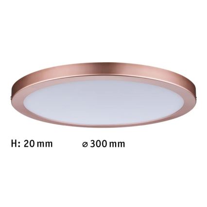 Paulmann 70872 - LED/22W Panel regulable ATRIA 230V 2700K Oro rosa