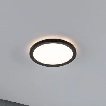 Paulmann 70997 - LED/11,2W Panel de techo ATRIA 230V 3000K diá. 19 cm negro