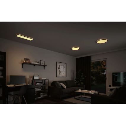 Paulmann 70999 - LED/22W Panel regulable ATRIA 230V 3000K diá. 42 cm negro