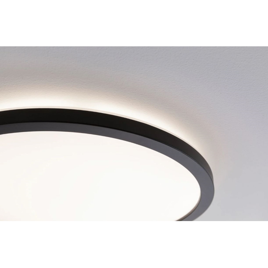 Paulmann 70999 - LED/22W Panel regulable ATRIA 230V 3000K diá. 42 cm negro