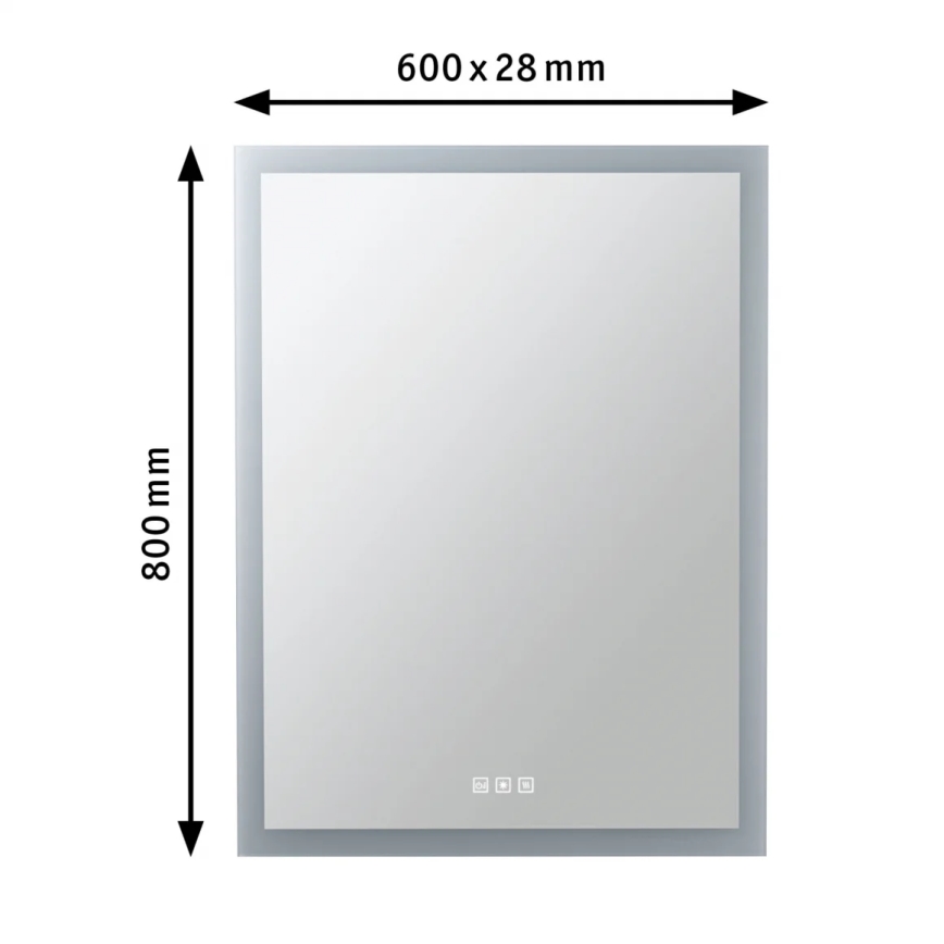 Paulmann 78951 - LED/22W IP44 Espejo de baño regulable con retroiluminación 230V