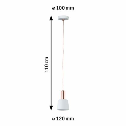 Paulmann 79656 - 1xE14/20W  Lámpara colgante NEORDIC HALDAR 230V