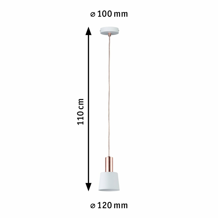 Paulmann 79656 - 1xE14/20W  Lámpara colgante NEORDIC HALDAR 230V