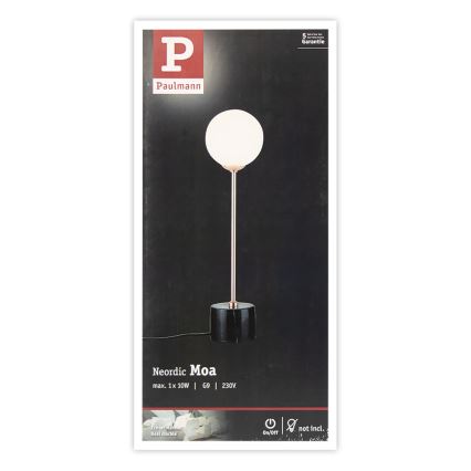 Paulmann 79662 - 1xG9/10W Lámpara de mesa NEORDIC MOA 230V