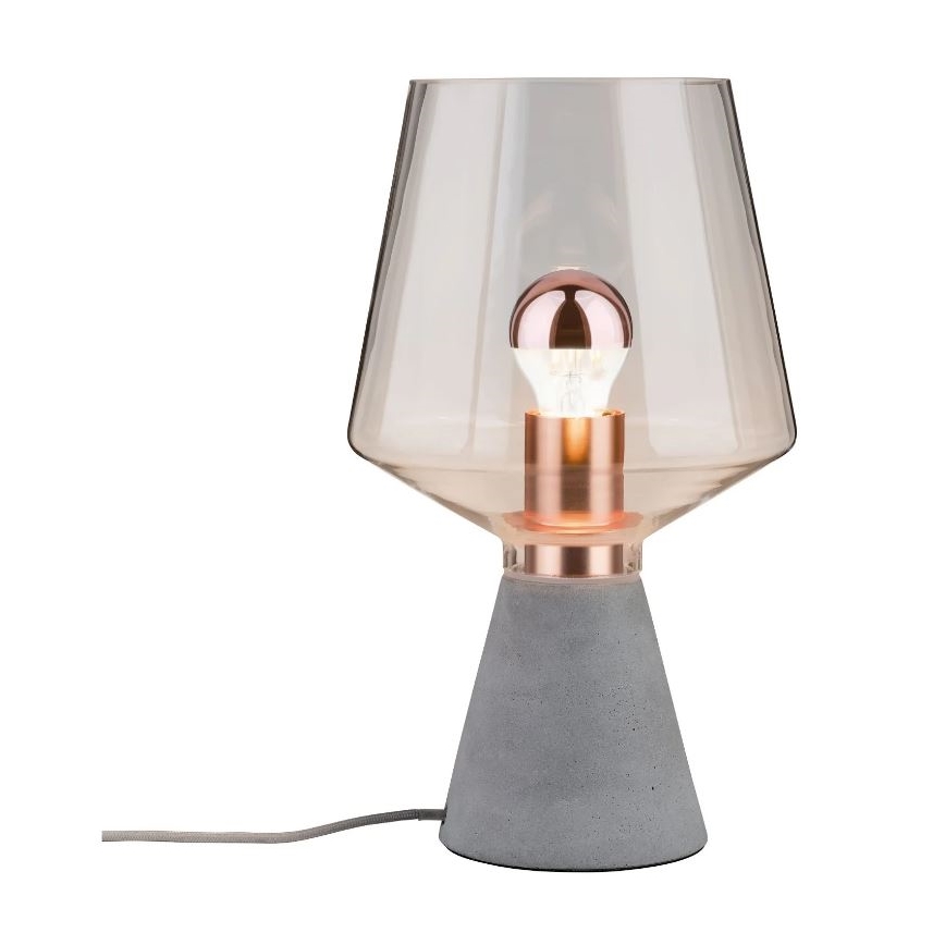 Paulmann 79665 - 1xE27/20W Lámpara de mesa NEORDIC YORIK 230V