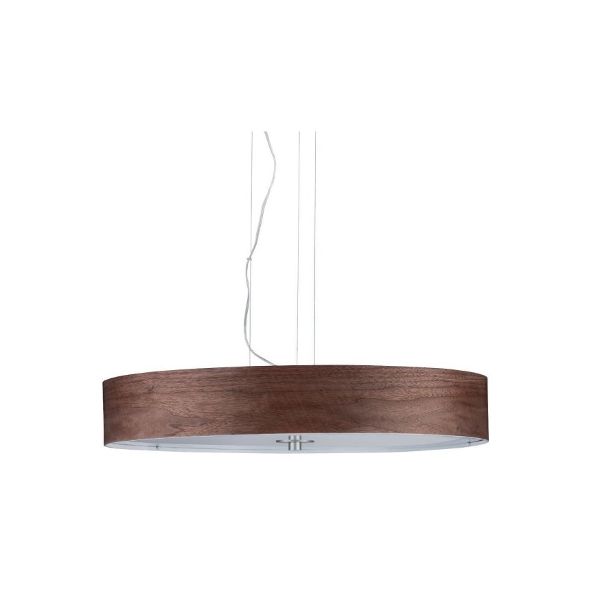 Paulmann 79686 - 3xE27/20W Lámpara colgante NEORDIC LISKA 230V nuez
