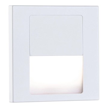 Paulmann 79999 - LED/1W Iluminación de escalera TSARO 230V Follow/blanco