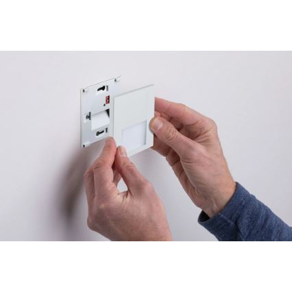 Paulmann 79999 - LED/1W Iluminación de escalera TSARO 230V Follow/blanco