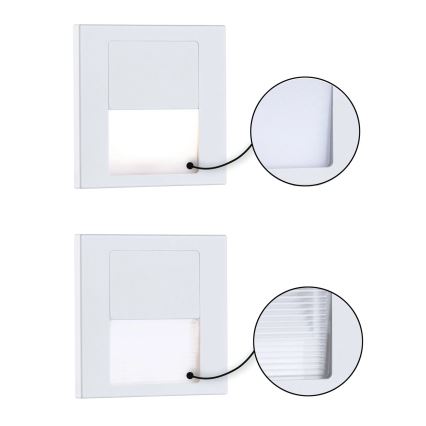 Paulmann 79999 - LED/1W Iluminación de escalera TSARO 230V Follow/blanco