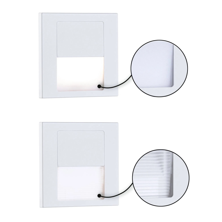 Paulmann 79999 - LED/1W Iluminación de escalera TSARO 230V Follow/blanco
