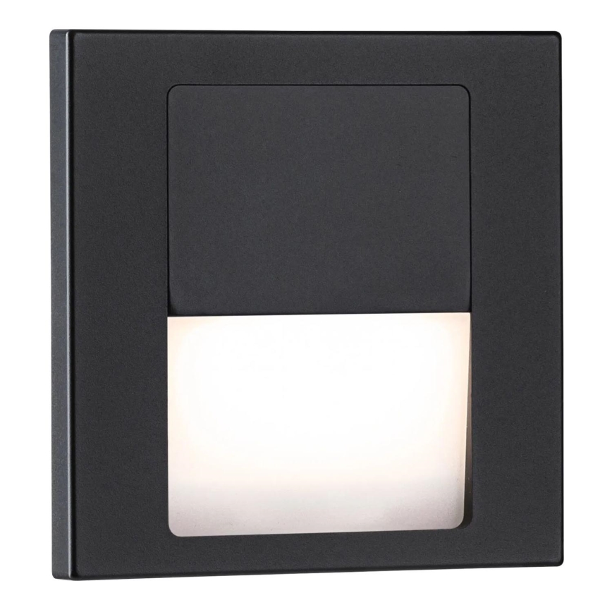 Paulmann 80001 - LED/1W Iluminación de escalera TSARO 230V Follow/negro