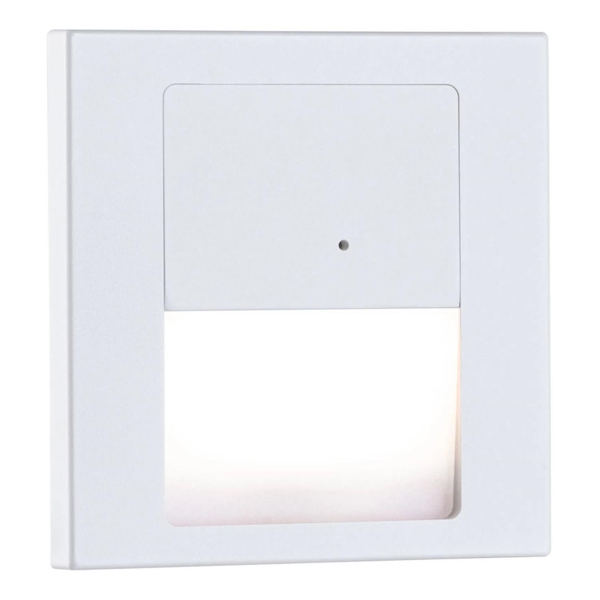 Paulmann 80002 - LED/1W Iluminación de escalera con sensor TSARO 230V Lead/blanco