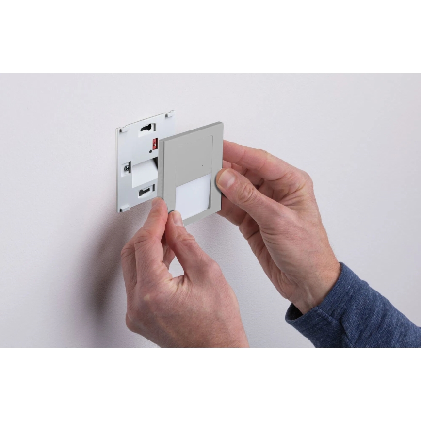 Paulmann 80003 - LED/1W Iluminación de escalera con sensor TSARO 230V Lead/cromo mate