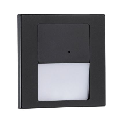 Paulmann 80004 - LED/1W Iluminación de escalera con sensor TSARO 230V Lead/negro